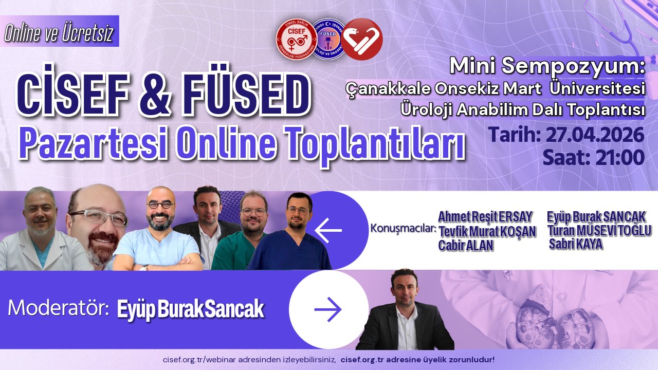 Çanakkale Onsekiz Mart  Üniversitesi Üroloji Anabilim Dalı Toplantısı